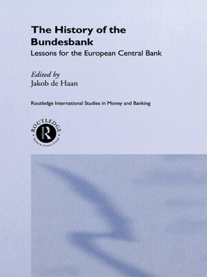 cover image of The History of the Bundesbank